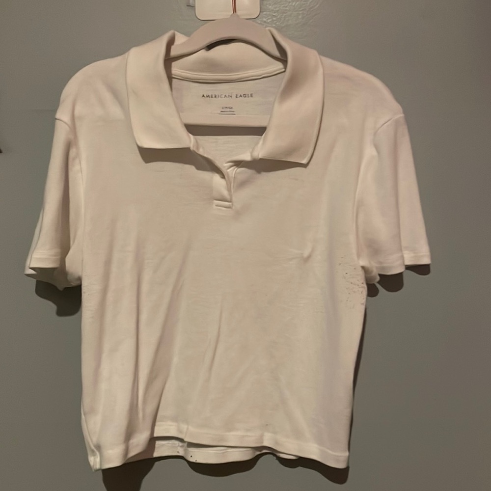 AE cropped collared shirt